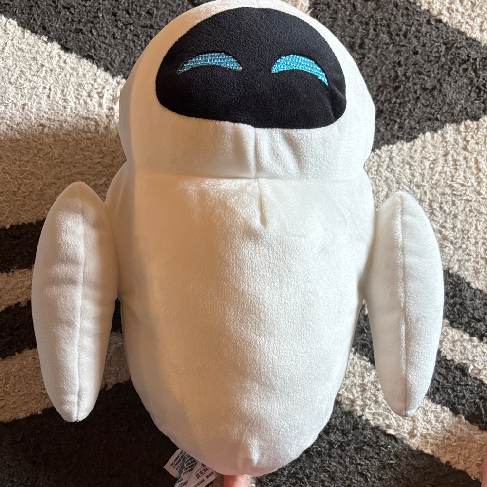 Wall-E Eve Eva 12" Laughing Eyes Plush Robot